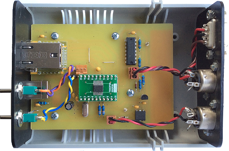 Ether-MIDI-USB in 'Euro-Box'