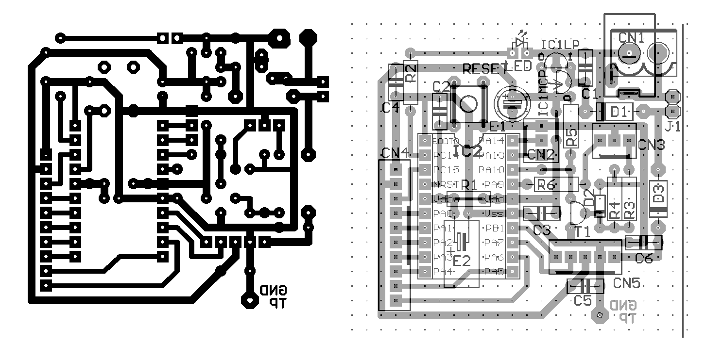 L031 TSSOP20 PCB layout