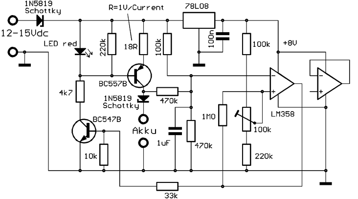 schematic of charger circuit
